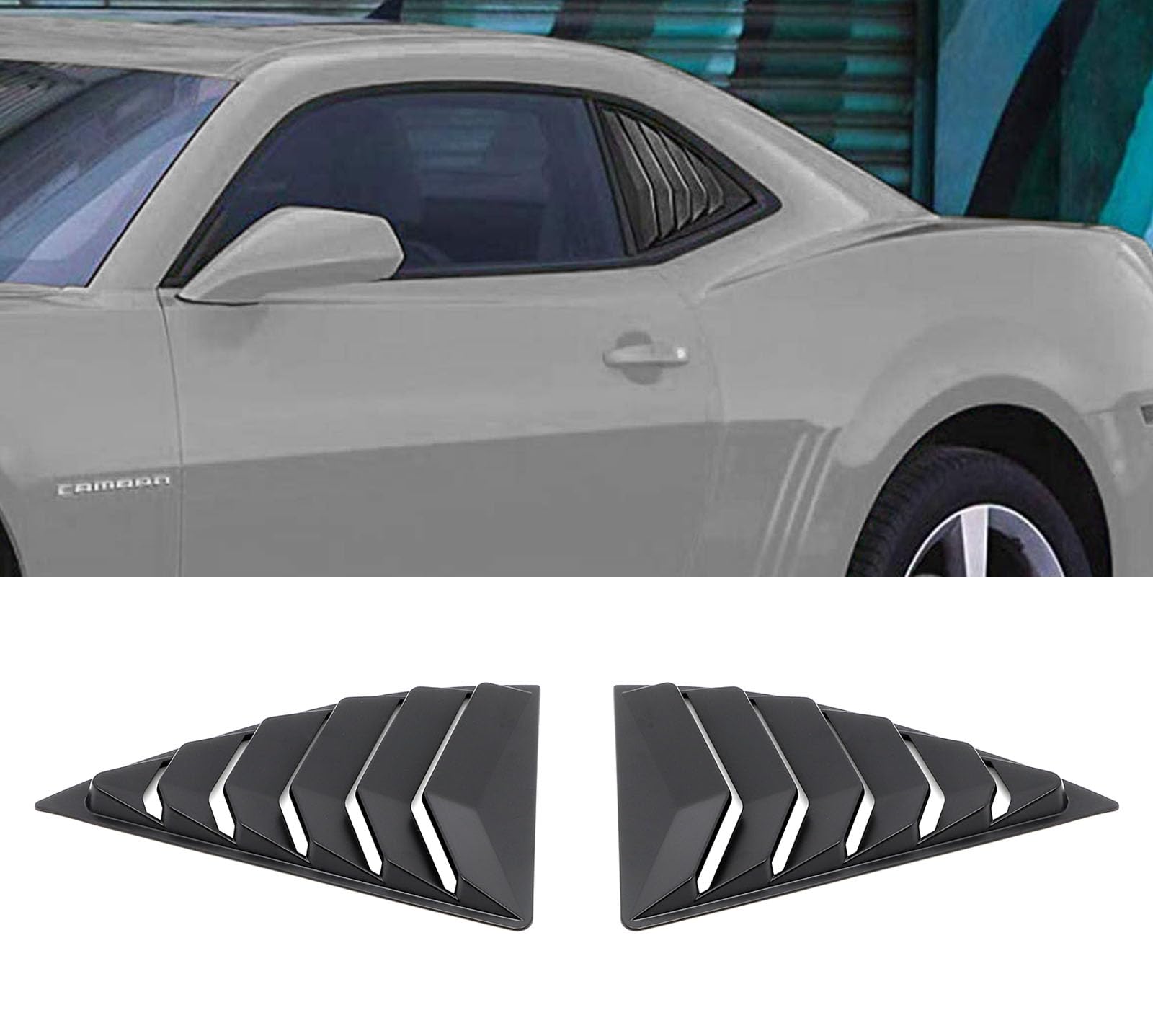 Amazon | SCITOO プラスチック製リアウィンドウルーバー 2010-2015年式