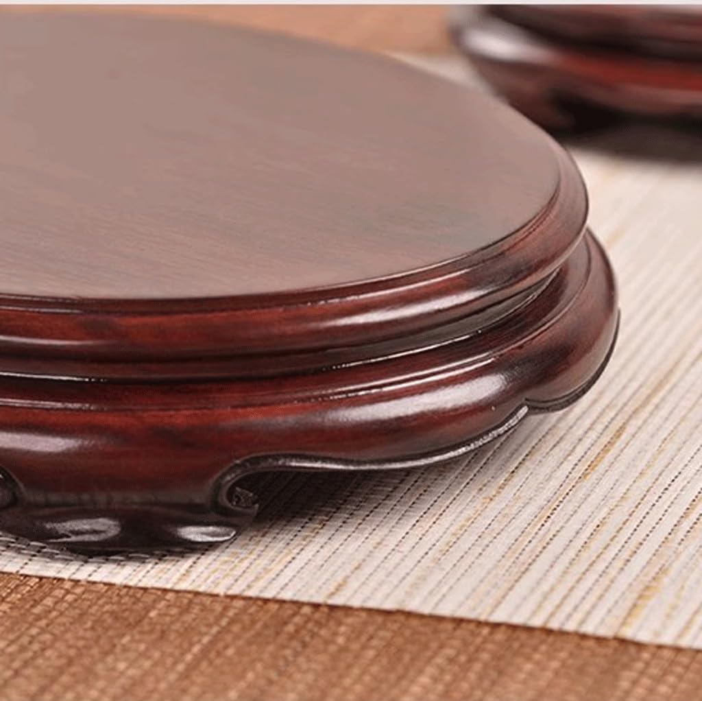 Vaso Bonsai Ovale Teiera Intera in Legno Set da tè Fiore Bonsai Bonsai Base Ornamentale in Legno Massello Supporto per Espositore