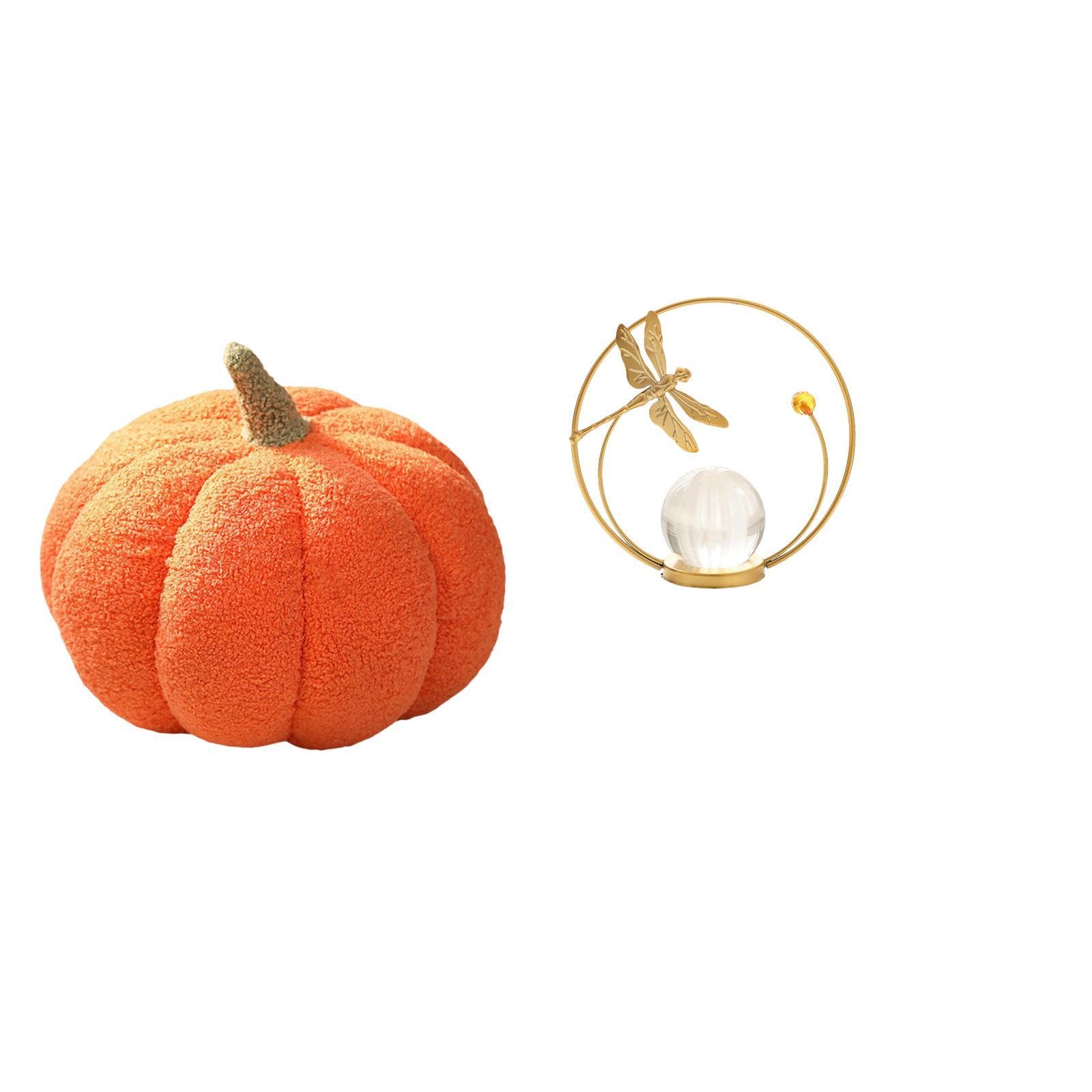 Halloween Pumpkin Plush Crystal Ball Sculpture Pillow Decorative Sofa Cushion Ornament for Bed Bedroom Living Room Office Decor |Home & Garden | Home Decor | Pillows-image-28