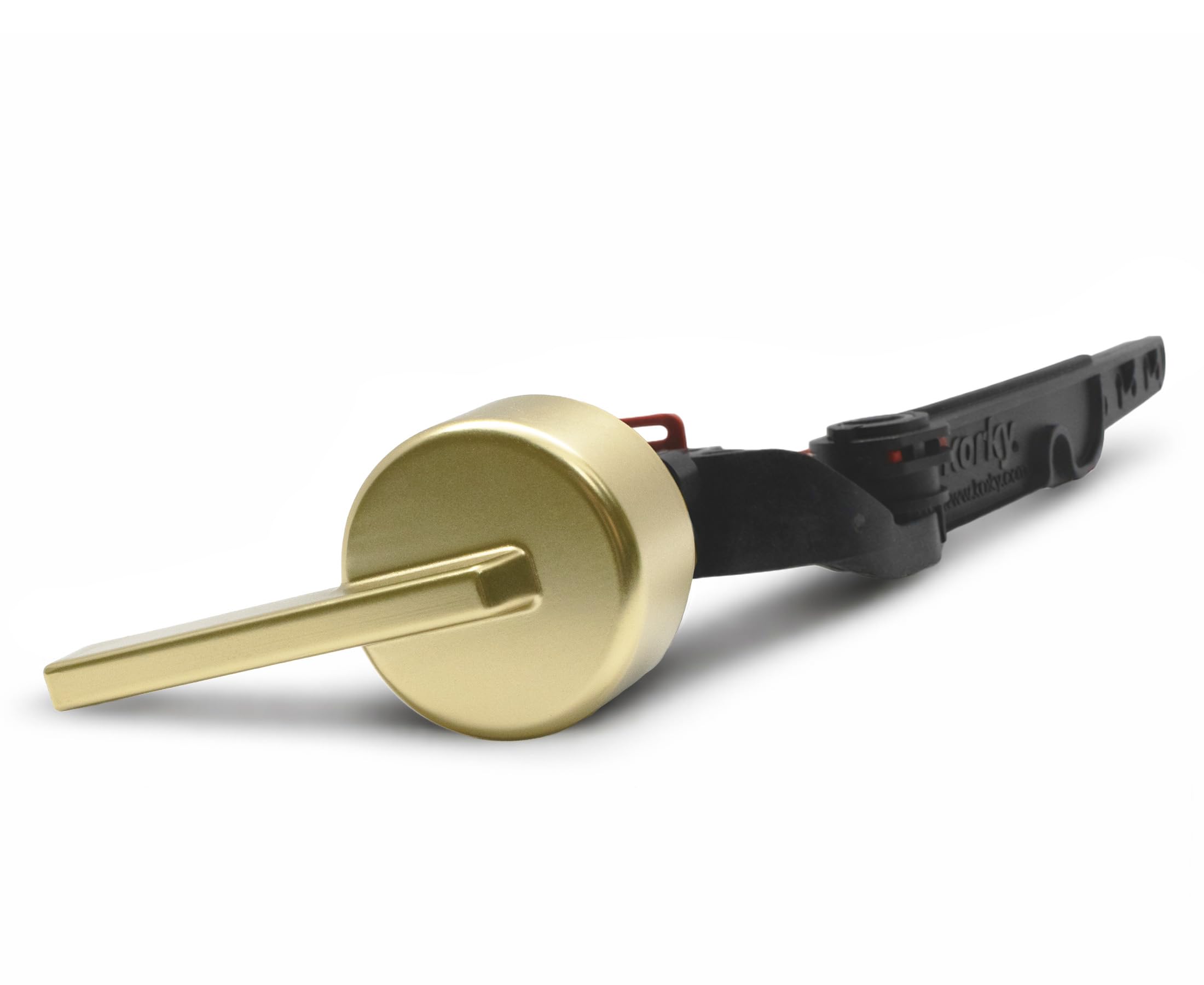 Korky Strongarm Universal Metal Toilet Handle & Lever in Brushed Gold