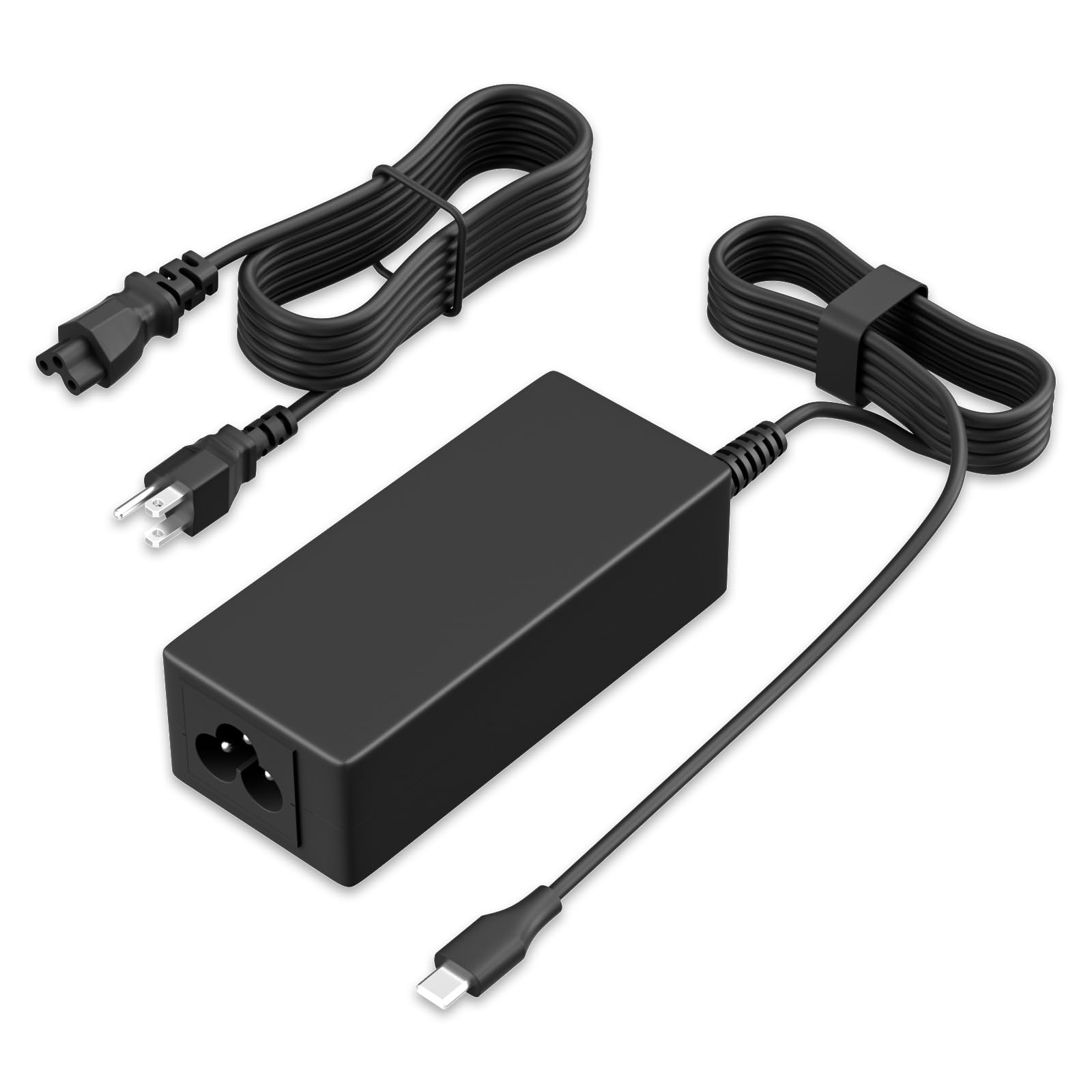 45W Chromebook Charger USB-C - Laptop Charger Type C - Replacement for HP, Dell, Lenovo, Acer, Asus, Samsung, Google - Compatible with HP Pavilion, Stream, Spectre, Notebook