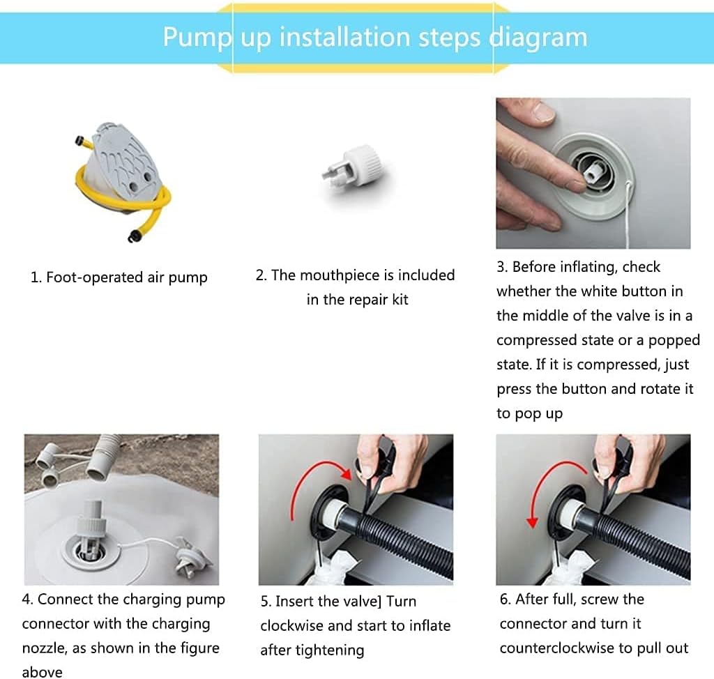 OLOTU Touring Kayak Thicken Inflatable Kayak Inflatable Boat PVC Inflatable Rowing Dinghy with 2 Aluminum Alloy Oars Hovercraft Fishing Canoe Thicken