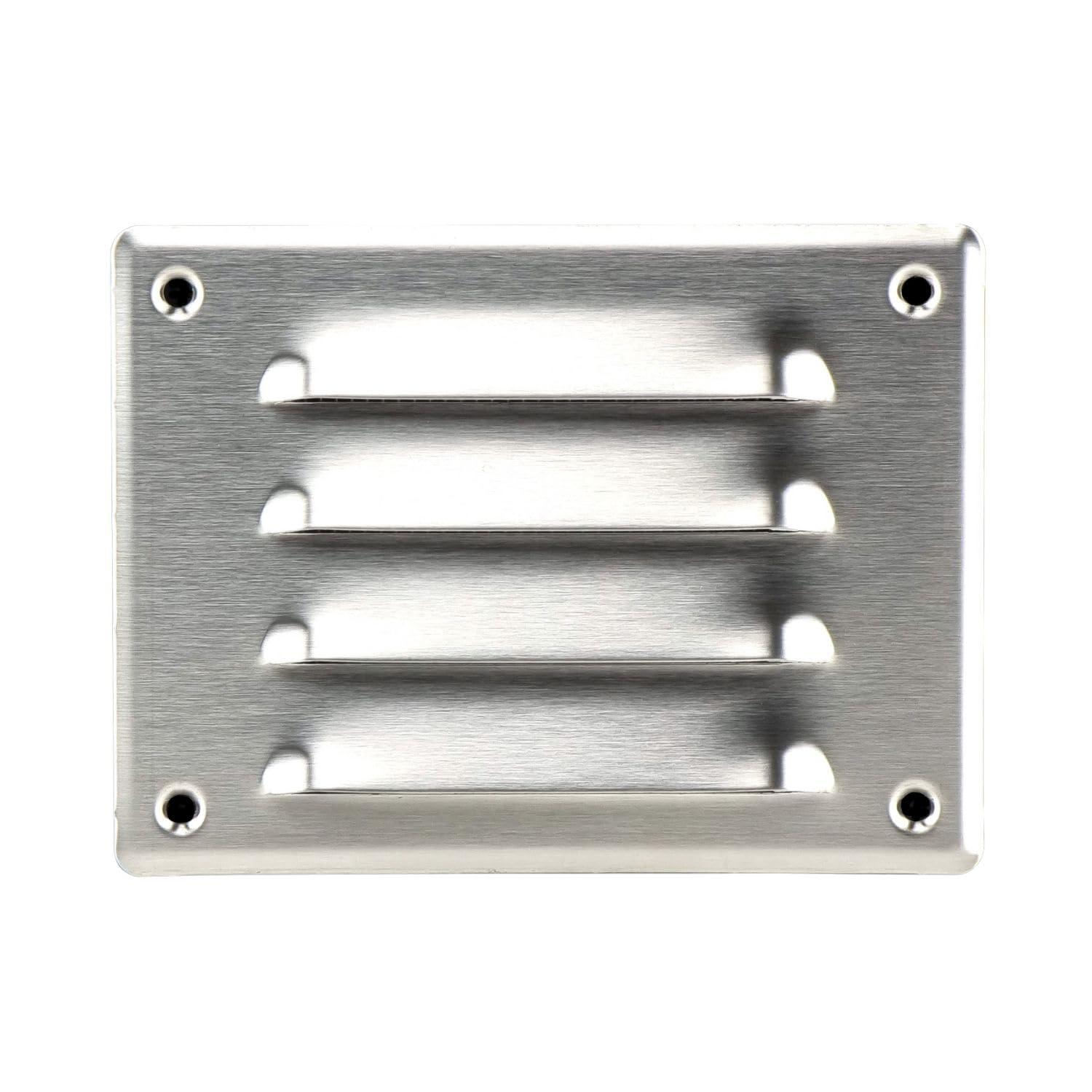 Griglia Ventilazione Metallica 260x280 Mm - Bianco, Con Zanzariera, Per Pareti E Soffitti - Foto 5