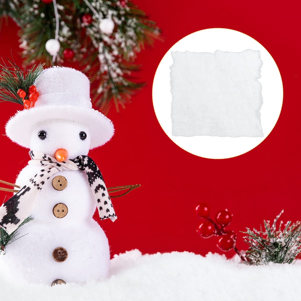 ABOOFAN 3 Sätze Handgefertigte Accessoires Weihnachtsschmuck Für Baum Schneemanndekoration Im Freien Winterdeko Weihnachts Party Weihnachtsschneemann Diy Zubehör Plastik 302 Stück * 3