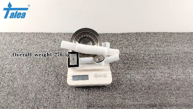 Kit colador para desagüe de fregadero de acero inoxidable miniatura 7