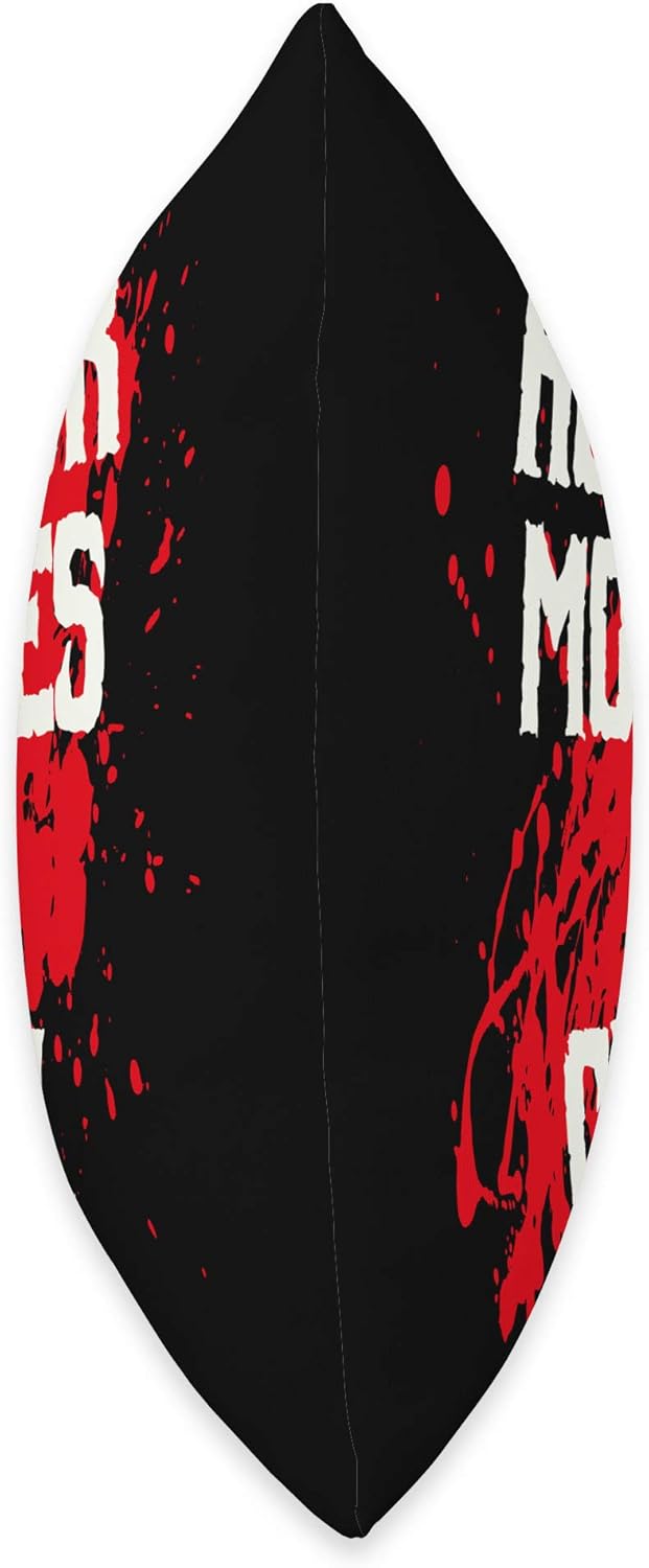 Horror Movies & Chill Blood Splatter Film Lover Throw Pillow