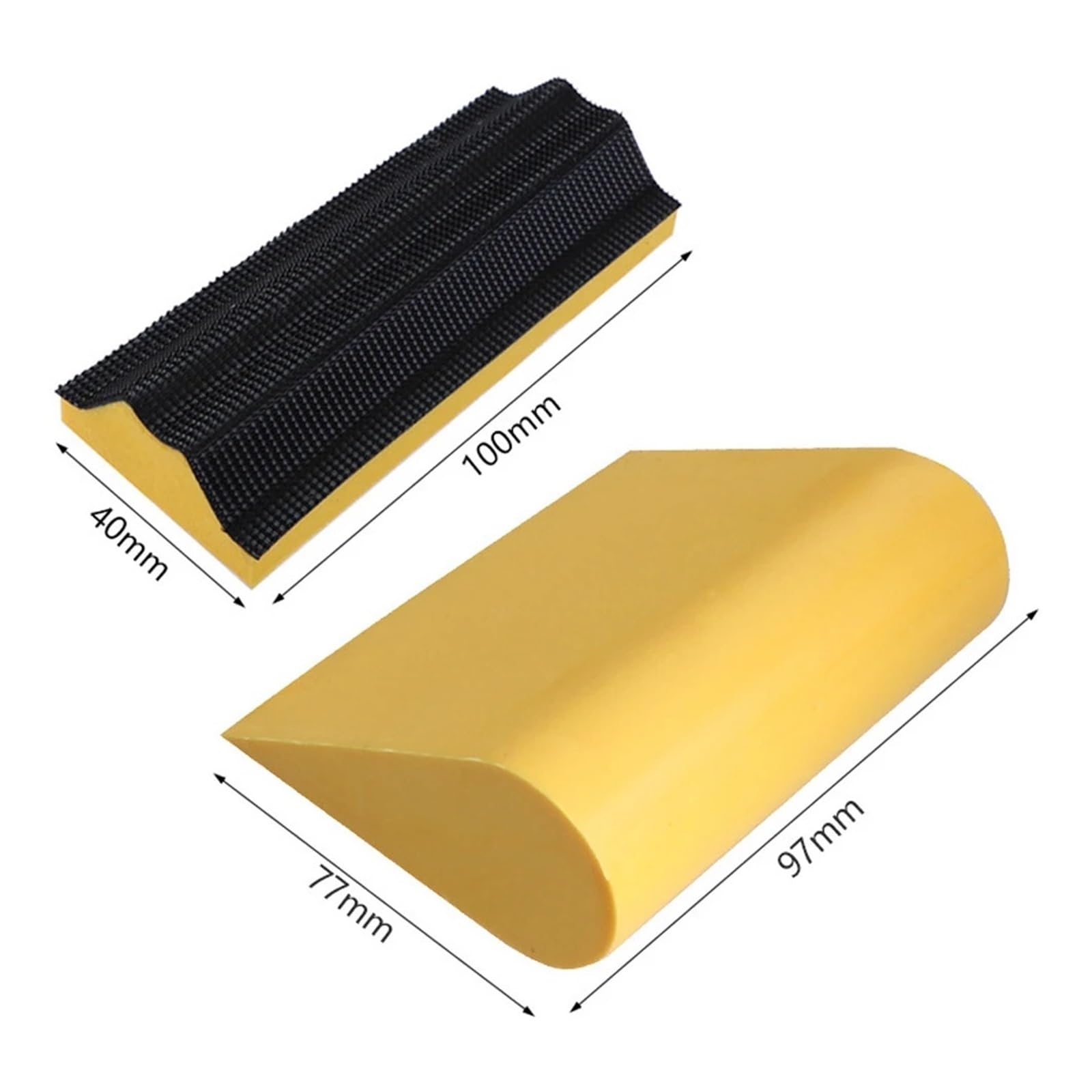 16 piezas de almohadilla de lijado con forma de bloque de lijado manual, disco de lijado, esponja de pulido for papel de lija con gancho y bucle, herramientas abrasivas