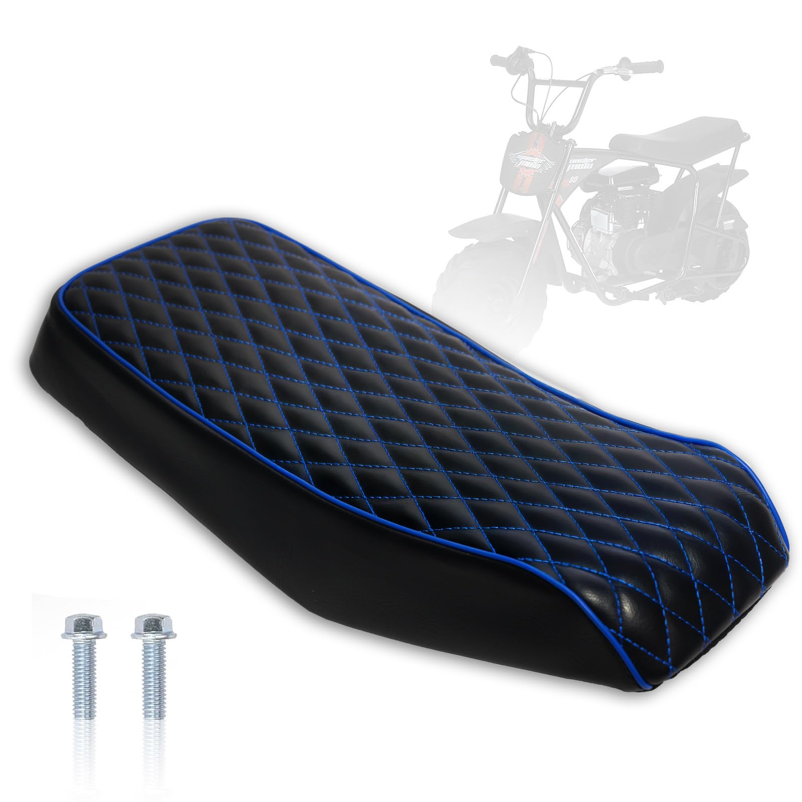 MAKEQUITTO メイキュット Amazon.com: JMCHstore Blue Diamond Stitch Retro Mini bike