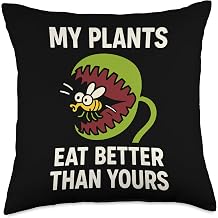 Carnivorous Plant Venus Flytrap Pitcher Sundew Nepenthes Throw Pillow