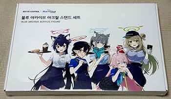 ブルーアーカイブ EDIYA COFFEE 描き下ろしアクリルスタンド 5種 ブルーアーカイブ EDIYA COFFEE 描き下ろしアクリルスタンド 5種