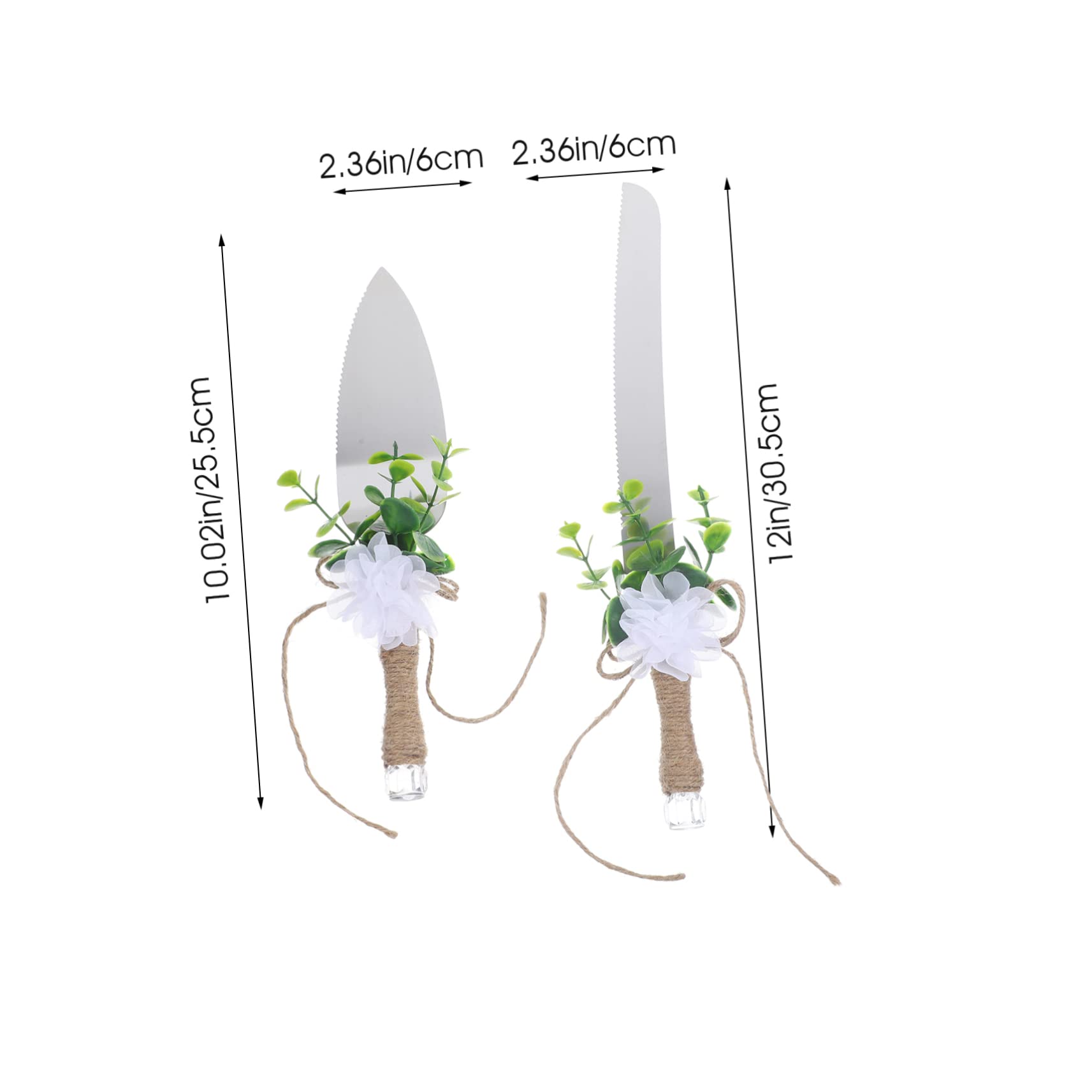 OFFSCH 1Set Cake Cutting Set Cake Cutter and Spatula Tool for Weddings Birthday Parties and Effortless Slicing Design