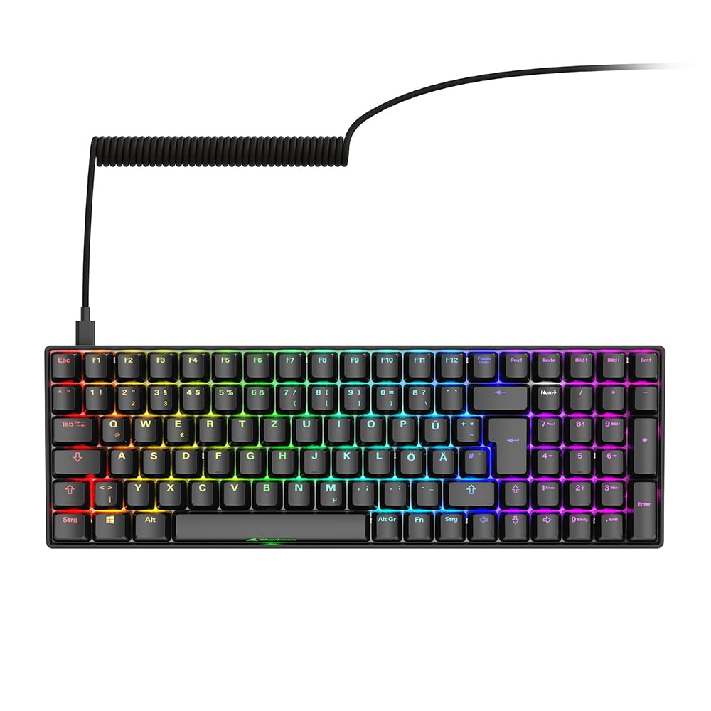 Sharkoon SGK50 S2 Nero, RGB, Gateron Giallo