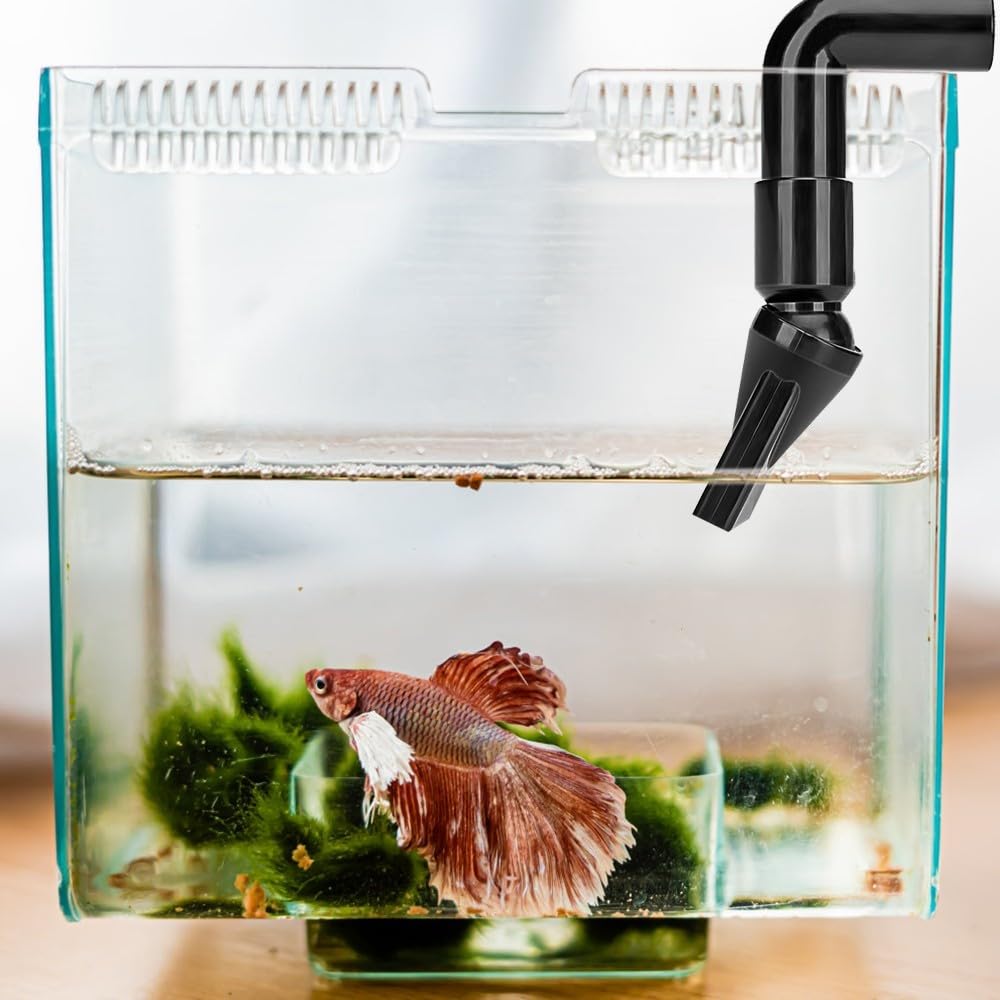 DONGKER Ugello a Becco Anatra per Acquario,3 Pezzi Adattatore Rotante a 360 ° per Tubo Uscita Acqua da Acquari