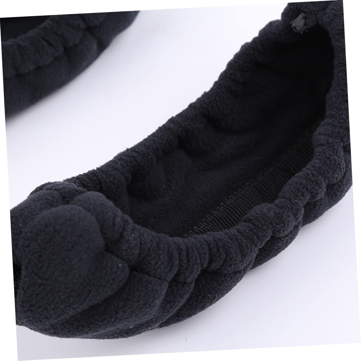 HEMOTON Skate-Schutz Eislaufschuhe Klingen Rollschuhabdeckung Skating-abdeckungen Hockeyschlägerabdeckung Elastisch Eiskufe Schlittschuhsauger Bewachen Skates Flanell Schwarz