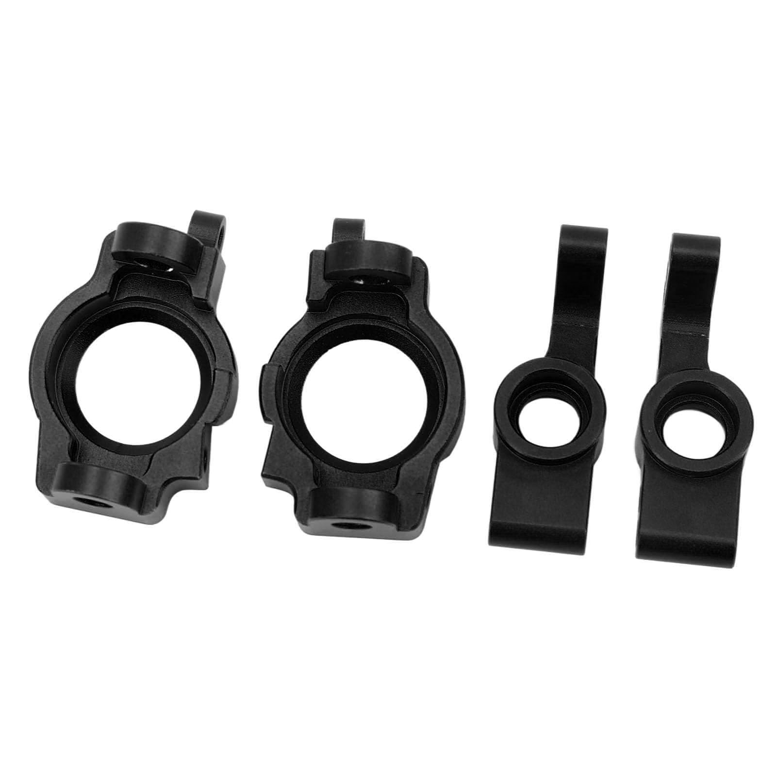 KIMISS Zestaw Układu Kierowniczego Wahacza RC do ZD Racing 10 1/10, Zestaw Modernizacyjny ze Stopu Aluminium Premium Zapewniający zwiększoną wydajność (BLACK)