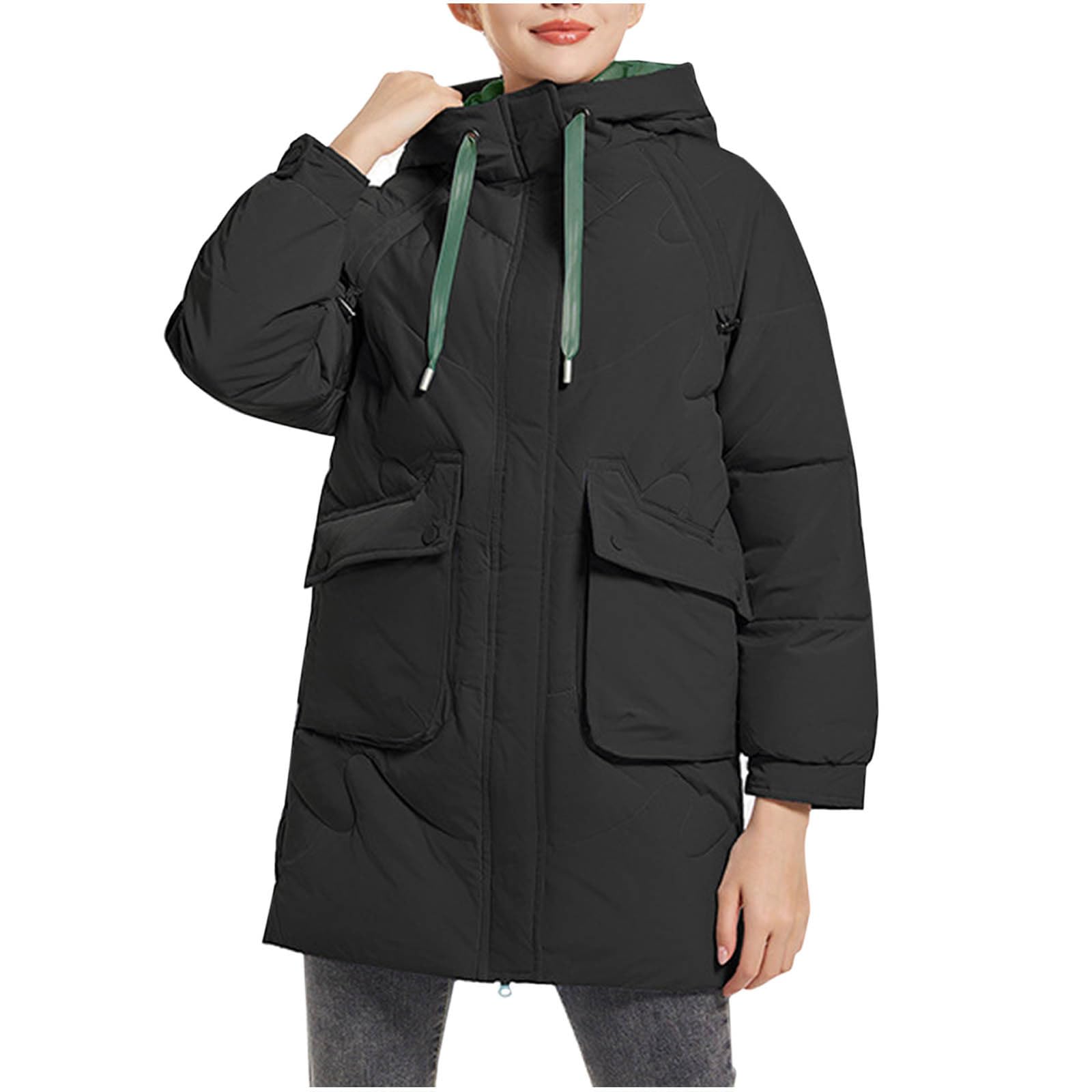Amazon.com: jsaierl Women Lightweight Long Puffer Jacket 