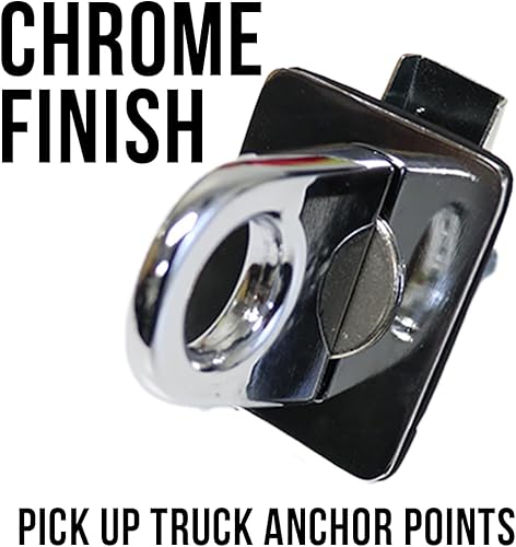 Miniatura 5 de Boxer Paquete de 2 camas universales para camioneta, camioneta, remolque, acabado cromado