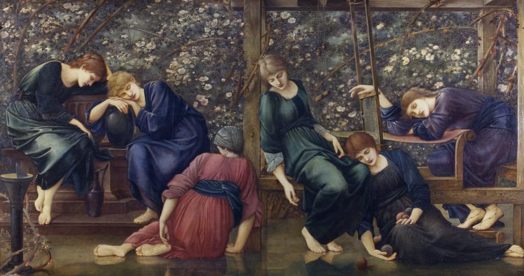 Impression sur toile pour salon moderne Edward Burne Jones 90cm - 5