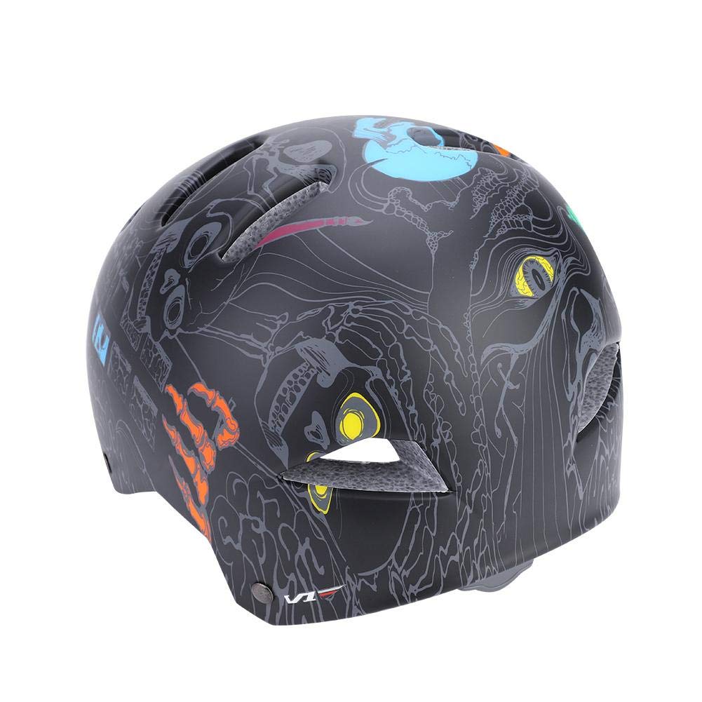 WNSC Adults Helmet, Adjustable Cycling Helmet, Comfortable With Dial System And Side Straps Moisture-Wicking Pads for Cycling, Rock Climbing Both Men(black, M)