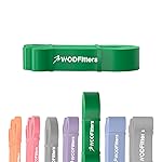 WODFitters Pull Up Assistance Band for Stretching, Mobility Workouts, Warm Up, Recovery, Powerlifting, Home Fitness and Exercise (4 Green)