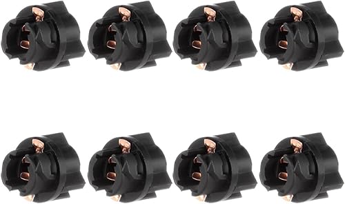 cciyu Paquete de 8 enchufes giratorios de 17, 37, 70 paneles de instrumentos, lámpara de tablero (T5 bloqueo giratorio)