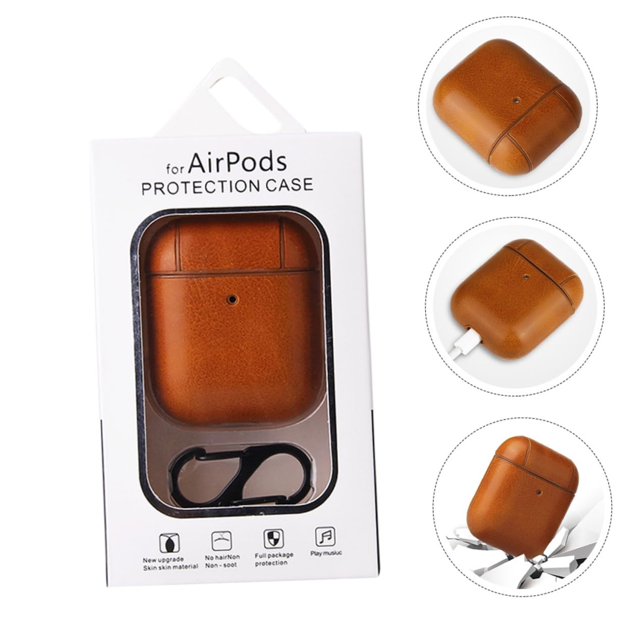 DOITOOL 4piezas Funda Protectora para Auriculares Inalámbricos Compatible Diseño Compacto y Ligero Estuche Decorativo De Moda para y Protección De Auriculares