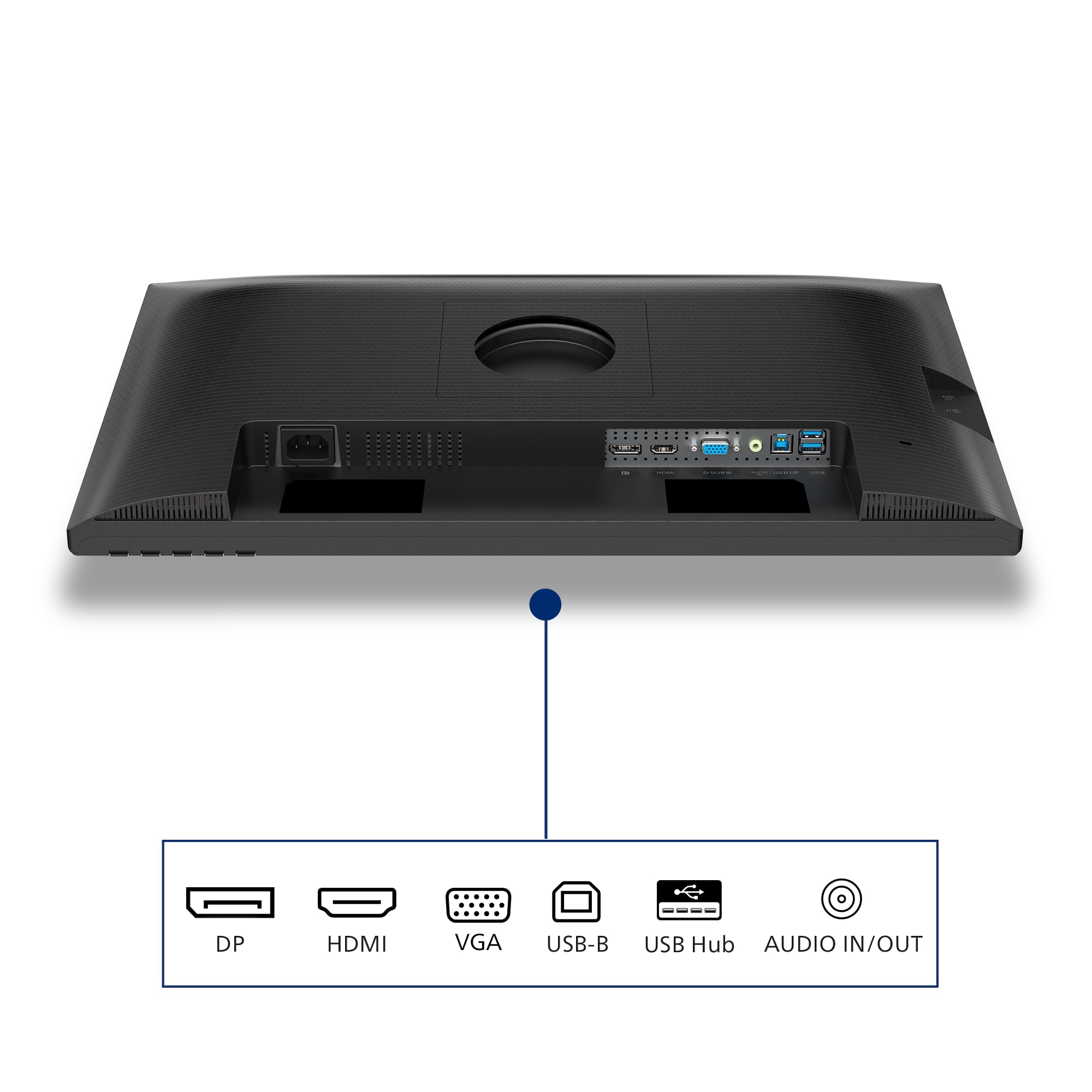 Philips Monitor 24B2N3200J 24 pollici 1920x1080, FHD, 120Hz, IPS Panel, 4ms GtG, USB Hub Speakers, Height Adjustment, (HDMI1x 1.4 DP 1x 1.2) Nero