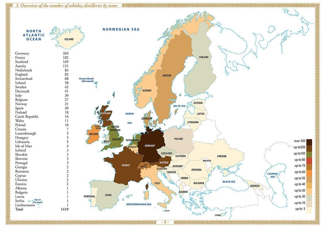 Whisky Atlas Europe 2025: Whisky Distilleries in Europe