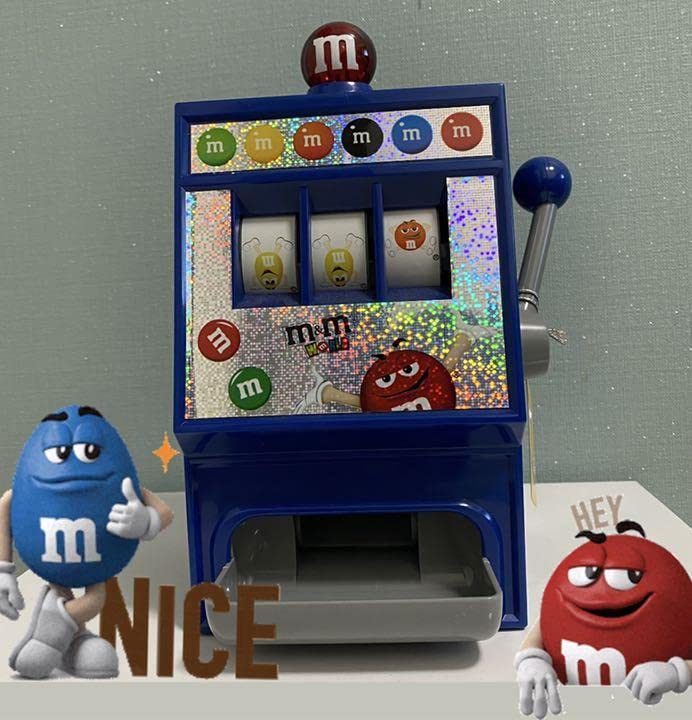 m&m's ラスベガス限定 電子スロットマシン ディスペンサー デジタルスロット m&m´s ラスベガス限定 電子スロットマシン ディスペンサー