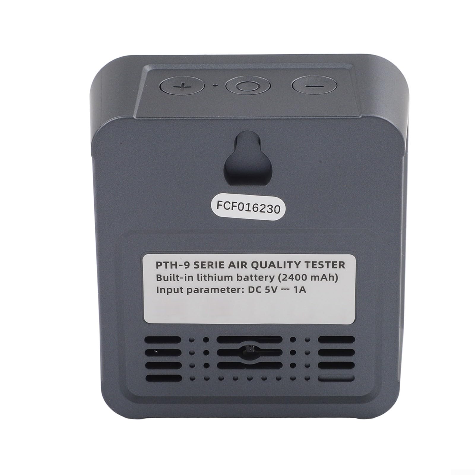 WiFi para monitor inteligente, detector de calidad del aire 3 en 1 con sensor de temperatura y humedad, muestreo rápido de 5 segundos, alarma recargable USB-C para casa, oficina, coche, viajes (blanco