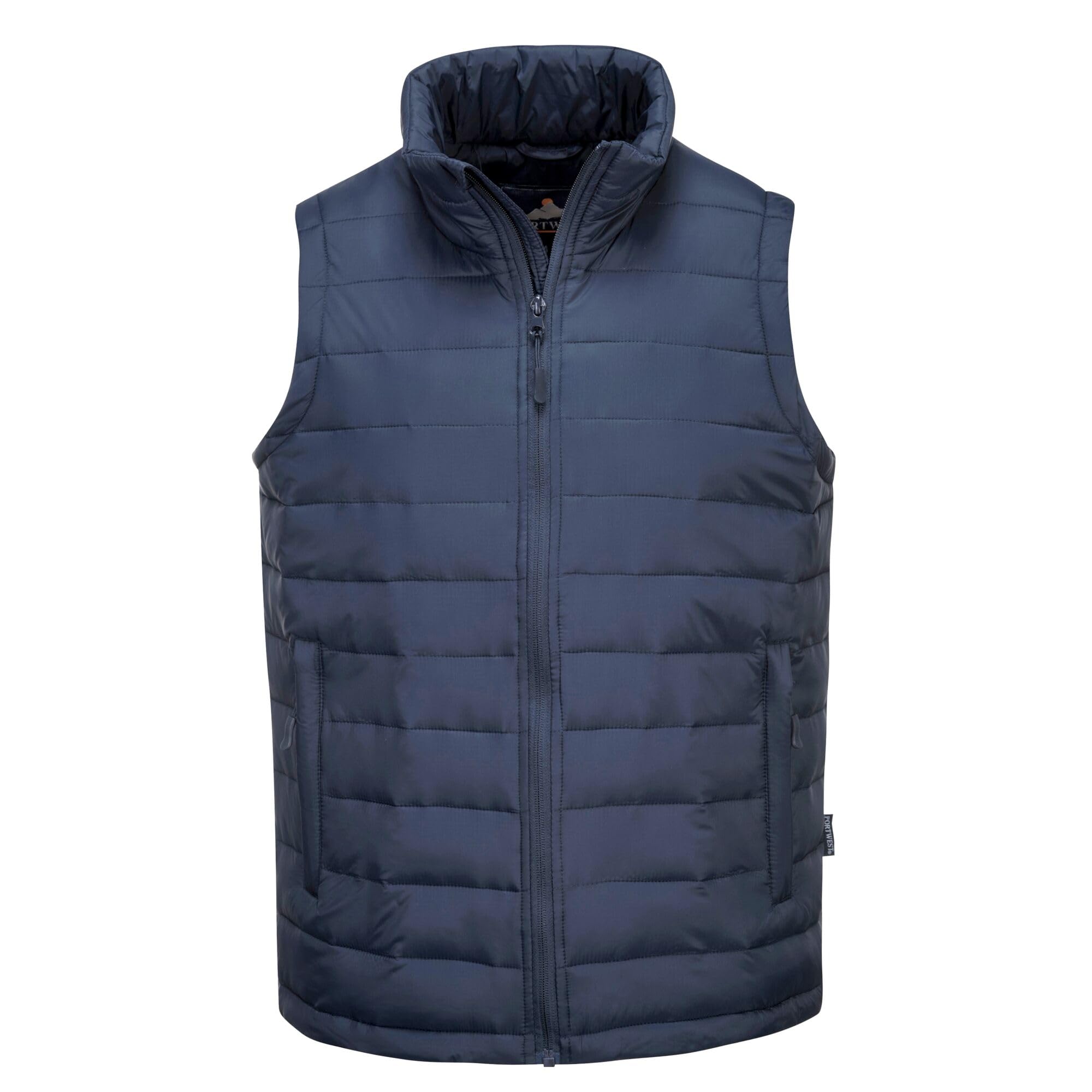 Portwest Mens Aspen Lightweight Padded Gilet Navy XL