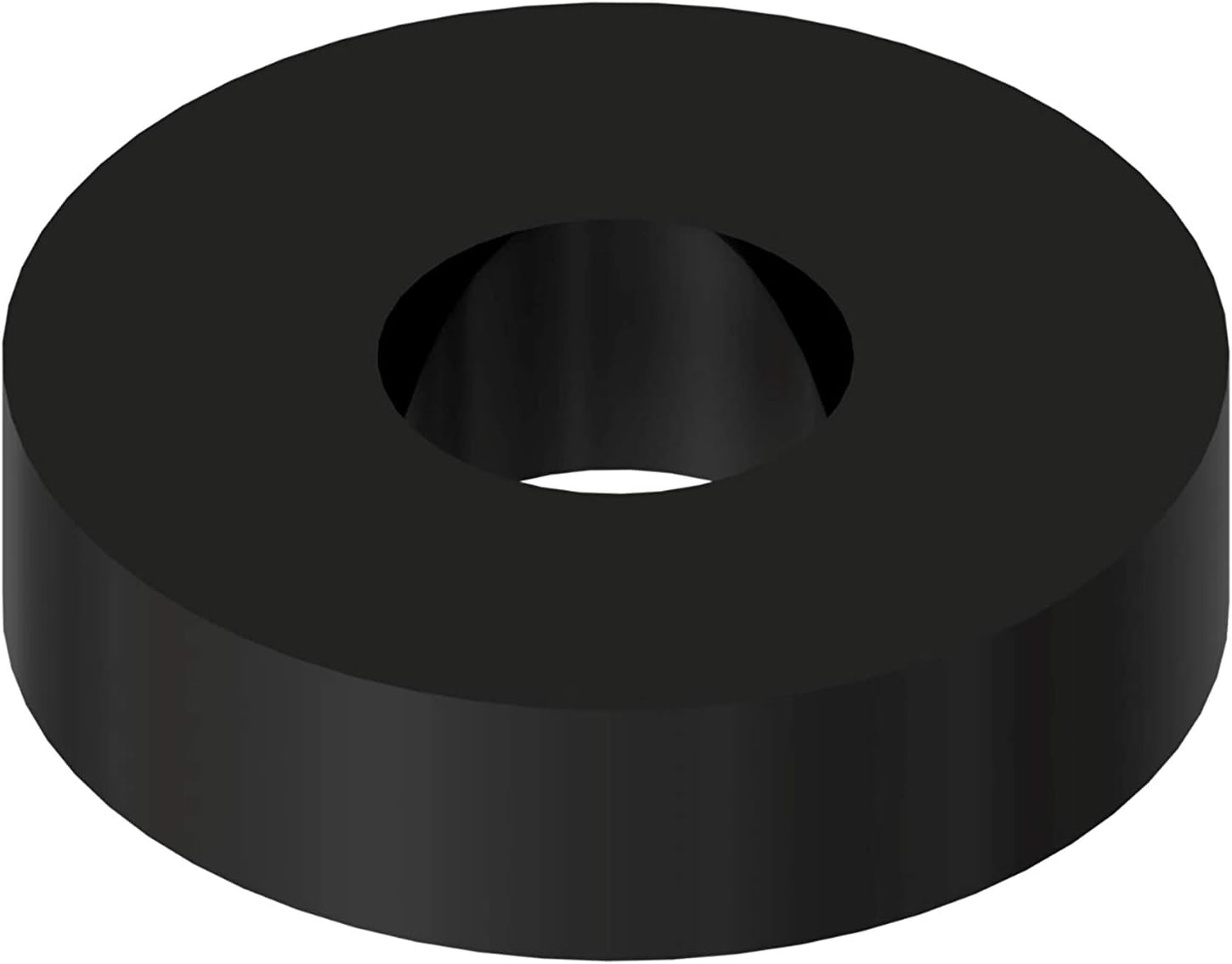 Black Nylon Spacer 1/8" Thick, 1/2" OD 0.194" ID, 50 Pack for VEX Robotics