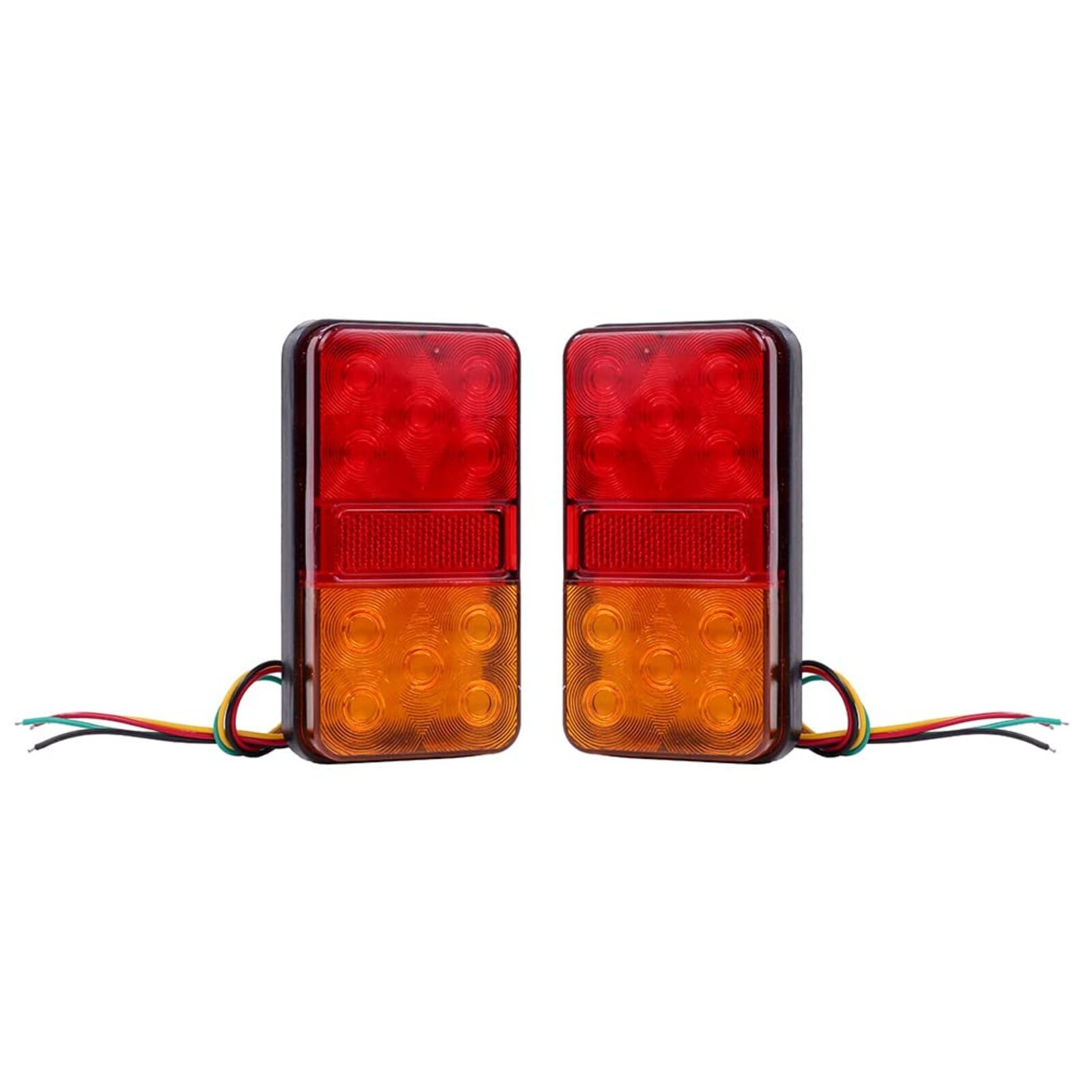 Amazon | トラック 12V 汎用 防水 LED テールランプ 【 左右 セット 15