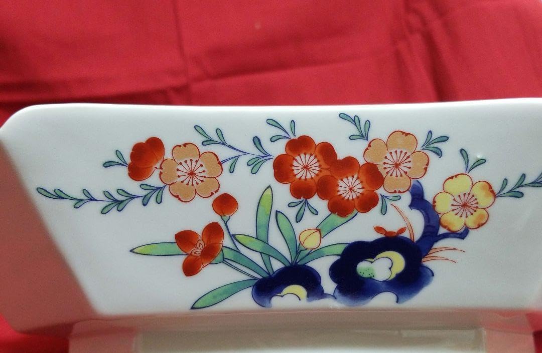 なます皿 鉢 3枚 染付 芙蓉手 花文様 花弁縁 銘 江戸 明治 なます皿 鉢