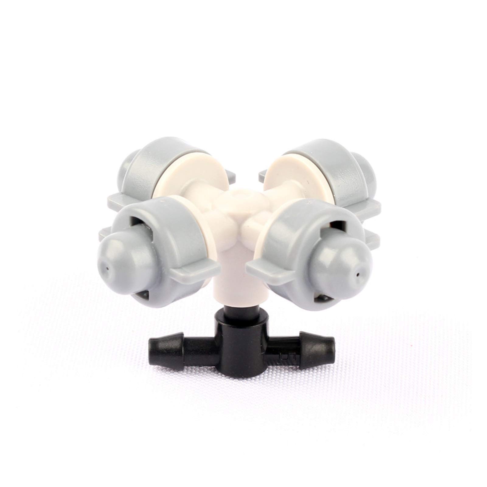 Arroseur de jardin 3set avec tés de 6mm et buses d'atomisation croisées