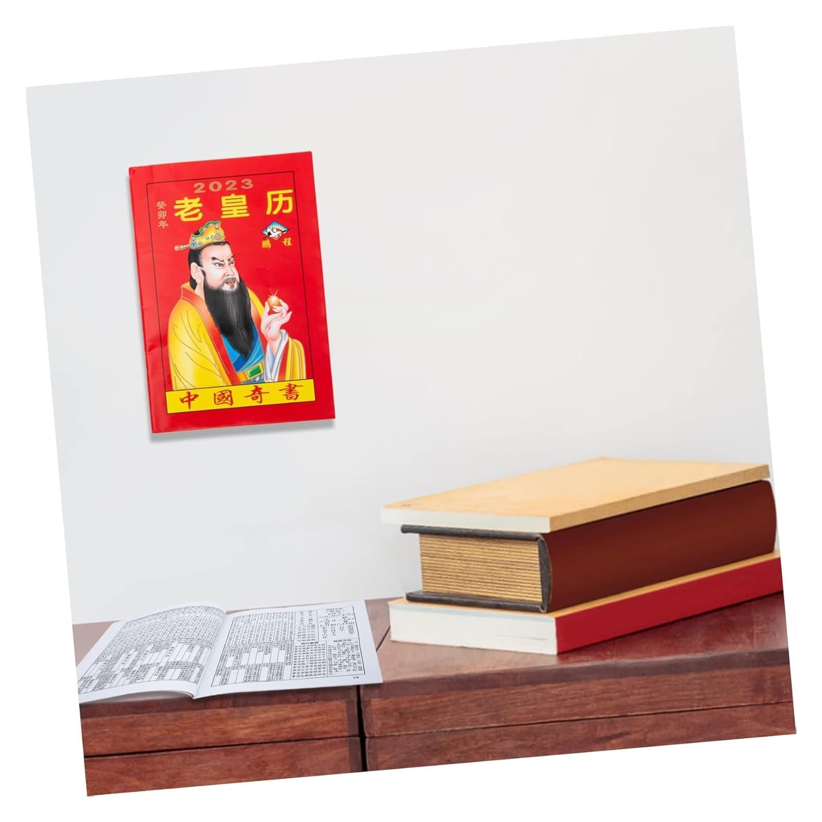 Tischkalender, Tischkalender 2025, Kalender, Heimdekoration, chinesischer Neujahrsplaner, Tischdekoration, Dekorationen, Chinoiserie-Dekor, Neujahr