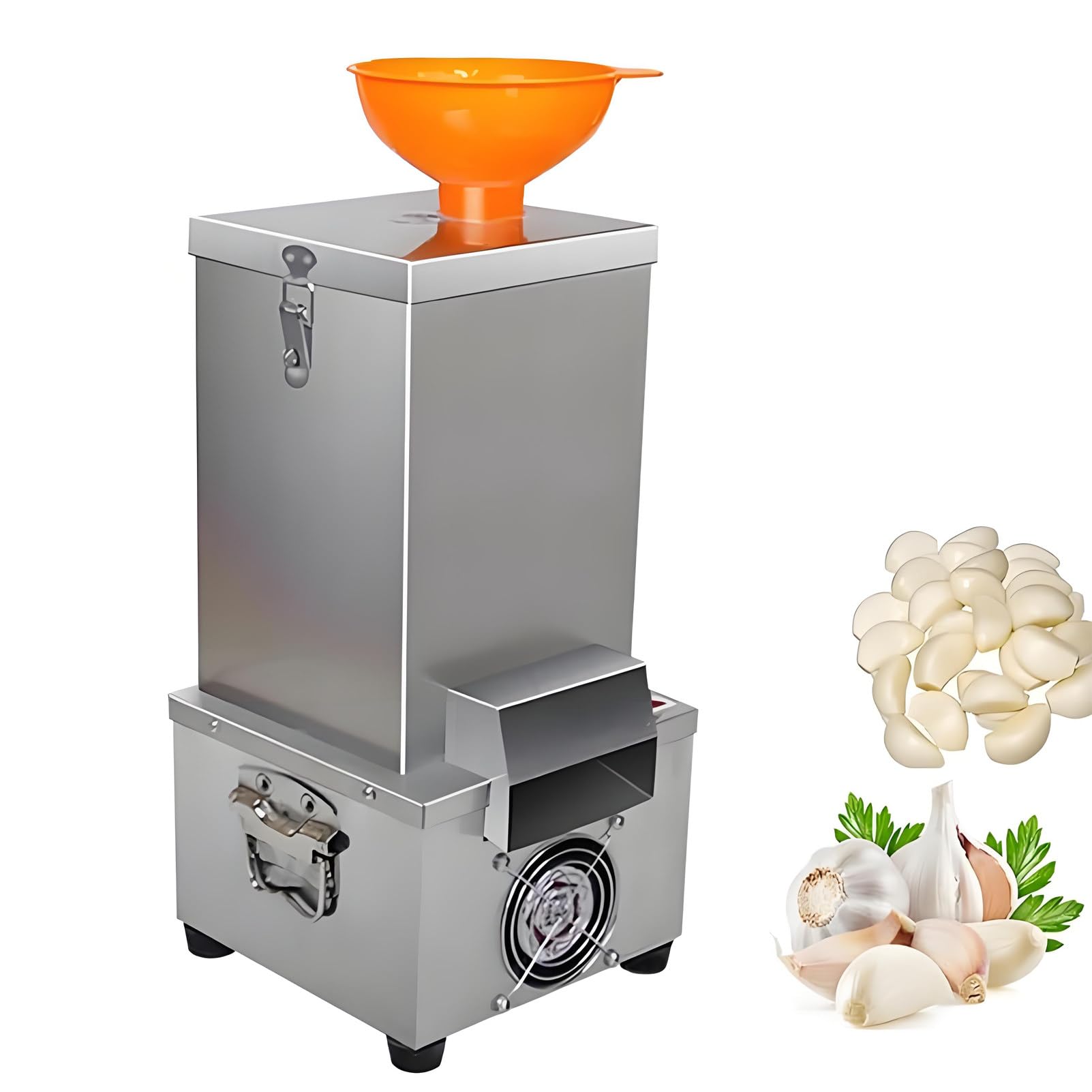 Pnpaea 200W Electric Garlic Peeler,Stainless Steel Garlic Peeling Machine, 30kg/h Capacity, Household and Commercial Use, Efficient Garlic Separating Machine