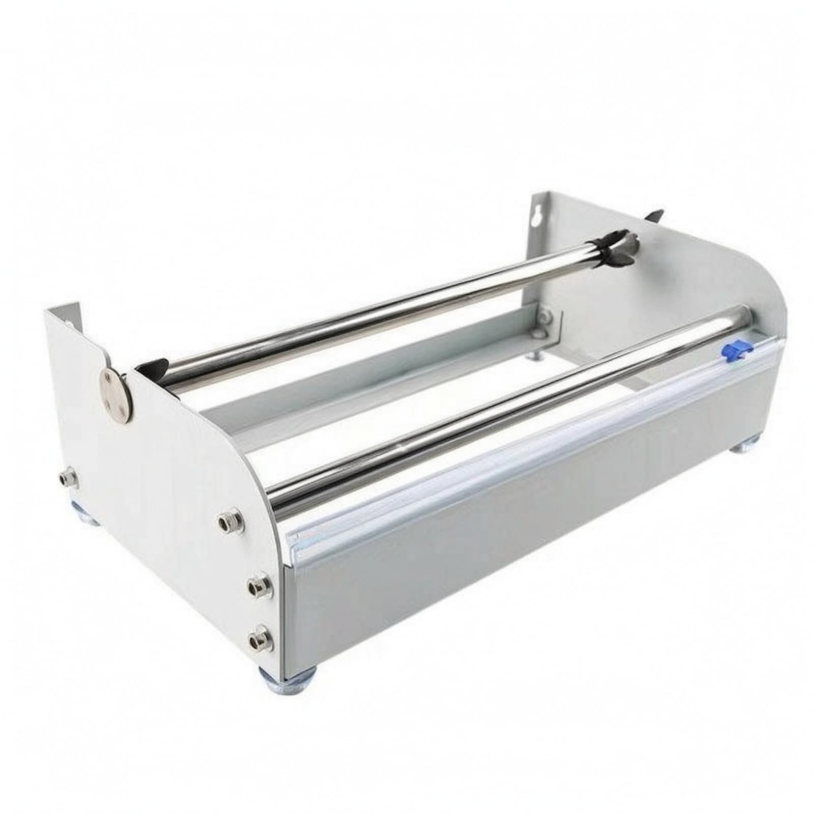 Dispenser di Pellicola Robusto Struttura in Metallo, Svolgitore per Pellicola Estensibile, Professionale, Dispenser Manuale con Piedini Antiscivolo, Per Film Sotto 53cm