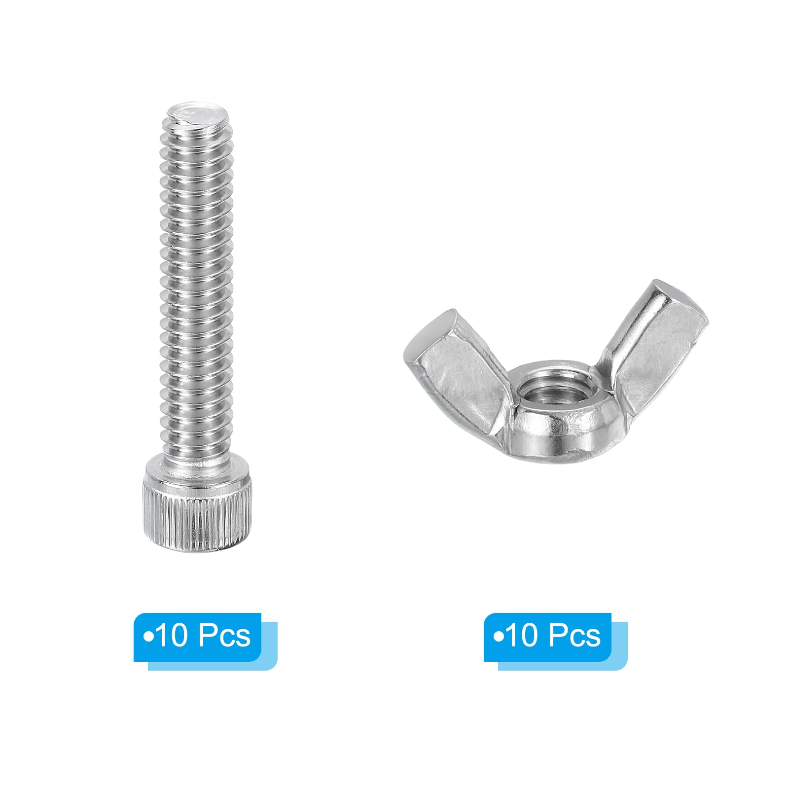 PATIKIL 1-1/4" Bat Pins, 10 Sets 304 Stainless Steel Pottery Pins Fits Any Standard Throwing Wheel Head Ceramic Bat - Image 3