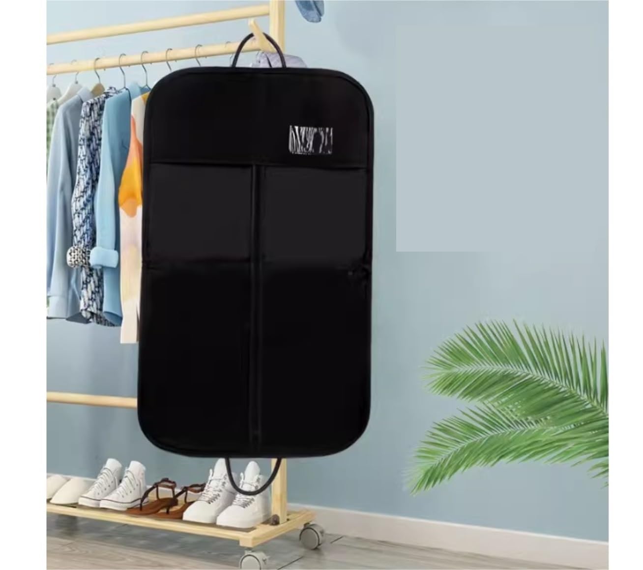 Bolsa de Traje Antipolvo Bolsas De Ropa De 40 ", Bolsas De Traje Resistentes, Bolsa De Vestir Plegable De Viaje para Colgar Almacenamiento De Ropa Fundas de Ropa Antipolvo