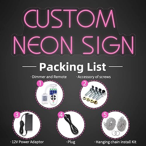 Miniatura 5 de Letrero de neón personalizado para boda, letreros de neón personalizados, decoración de pared personalizada, letrero con nombre para cumpleaños,