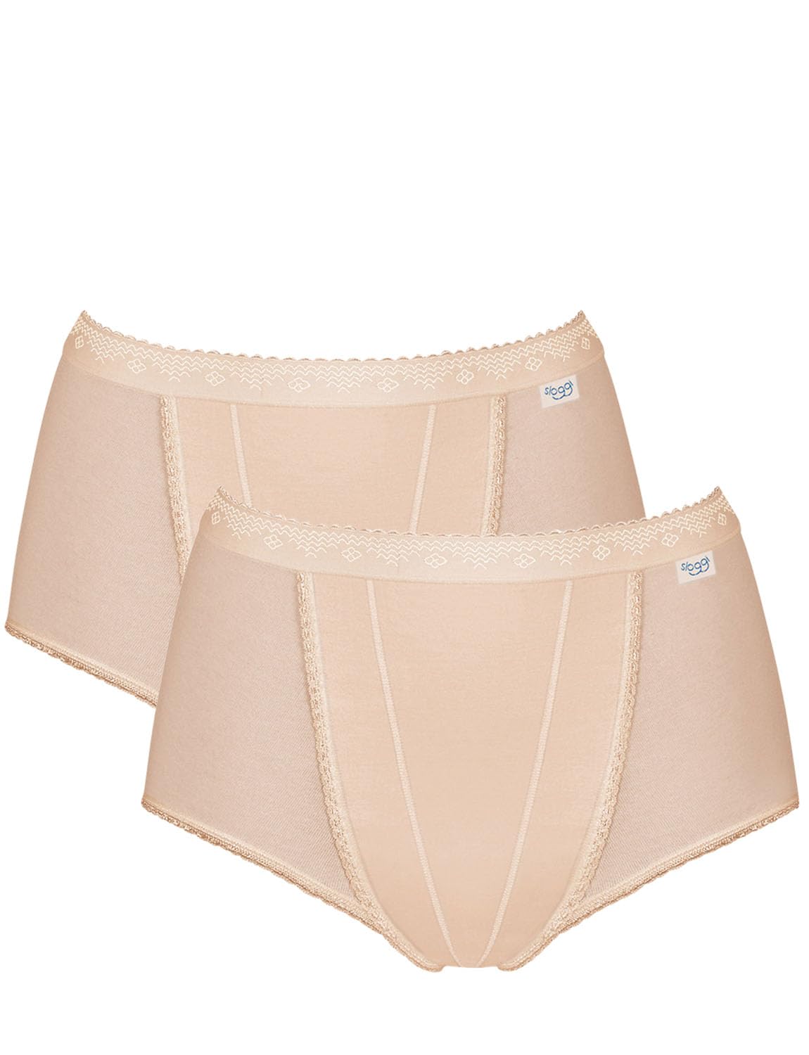 Sloggi Women's Natural Control Maxi 2 Pack 18 Skintone