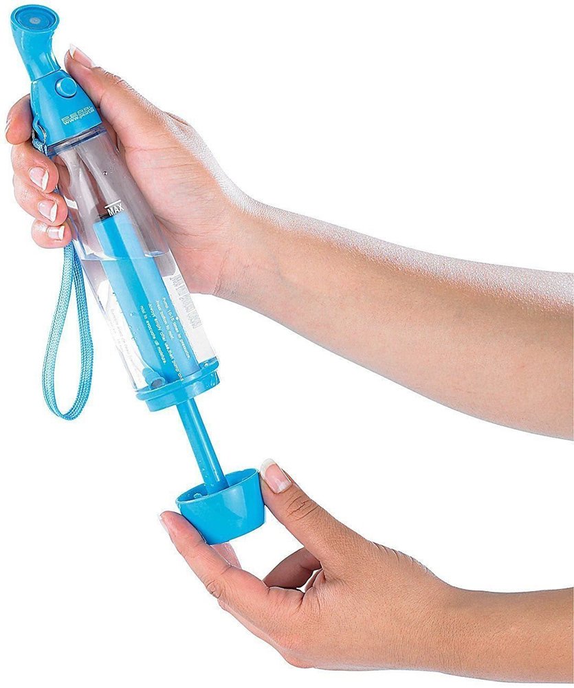 Vaporisateur D'eau Manuel Portable - Brumisateur Pour Visage Et Corps - 22 Cm, Réservoir étanche - Pour Sport, Voyage, été