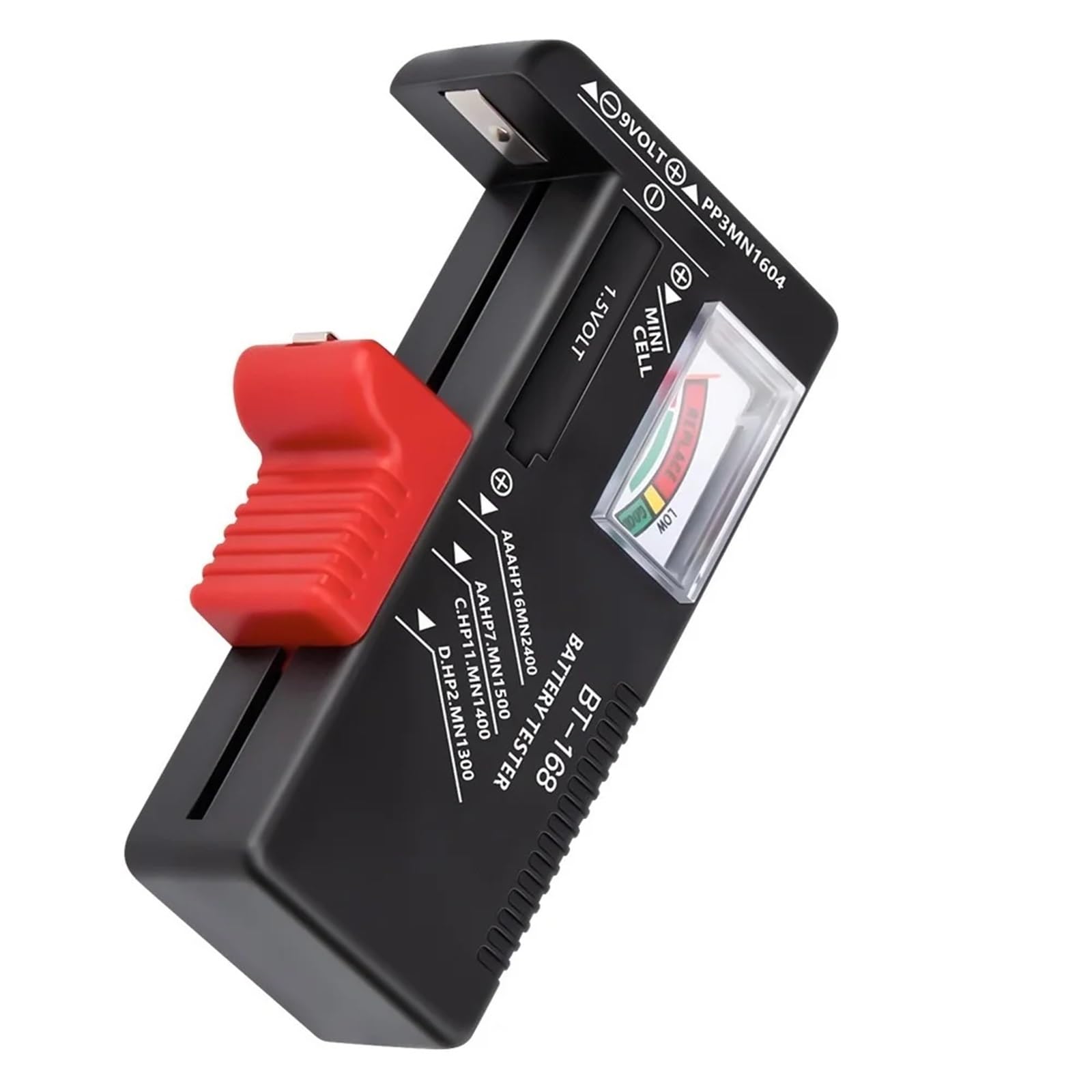 10 Stück BT168 Digitaler Batterietester for Testen von 1,5 V, 3 V, 9 V, 18650 Batterien, hochpräzises digitales Batteriemessgerät