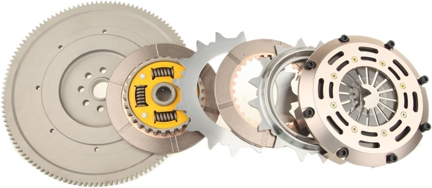 Racing & Street Twin DISC Clutch KIT Compatible with 2004-2019 Subaru WRX STI, Impreza 2.5L EJ25 6-Speed