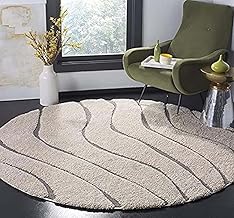 RUG ERA Shaggy Carpet for Living Room 7 x 7 FEET Soft Fluffy Rug for Bedroom Floor | Modern Non-Slip Floor Mat & Galicha for Home Décor | Stylish Area Carpet (Multi-G)