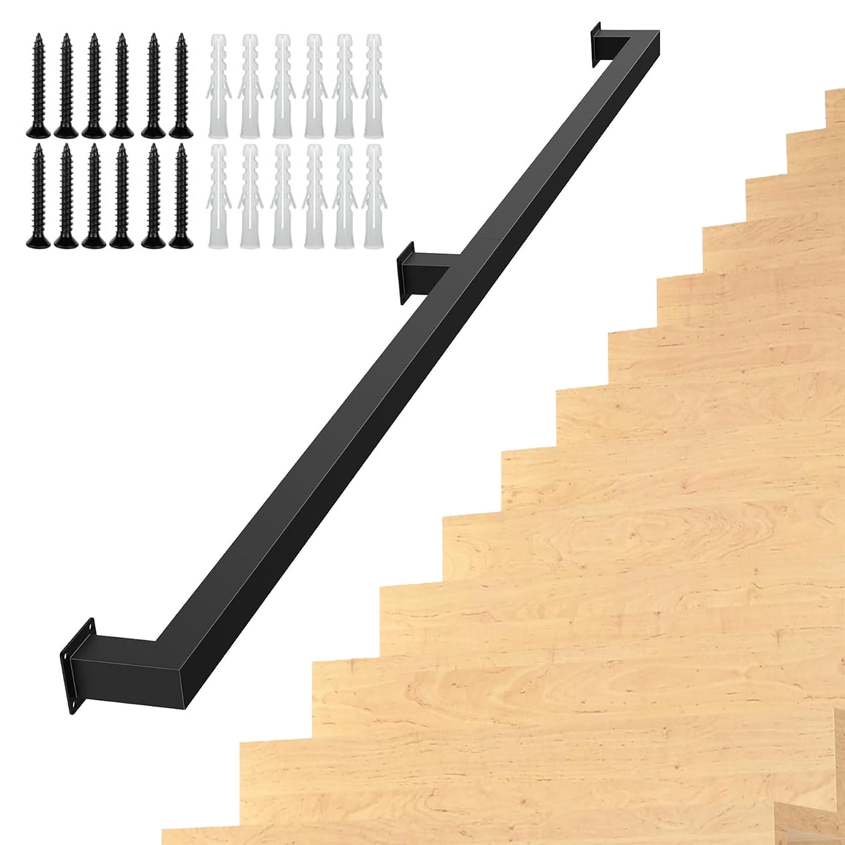 Escalier antidérapant et rampe pour sublimer votre jardin