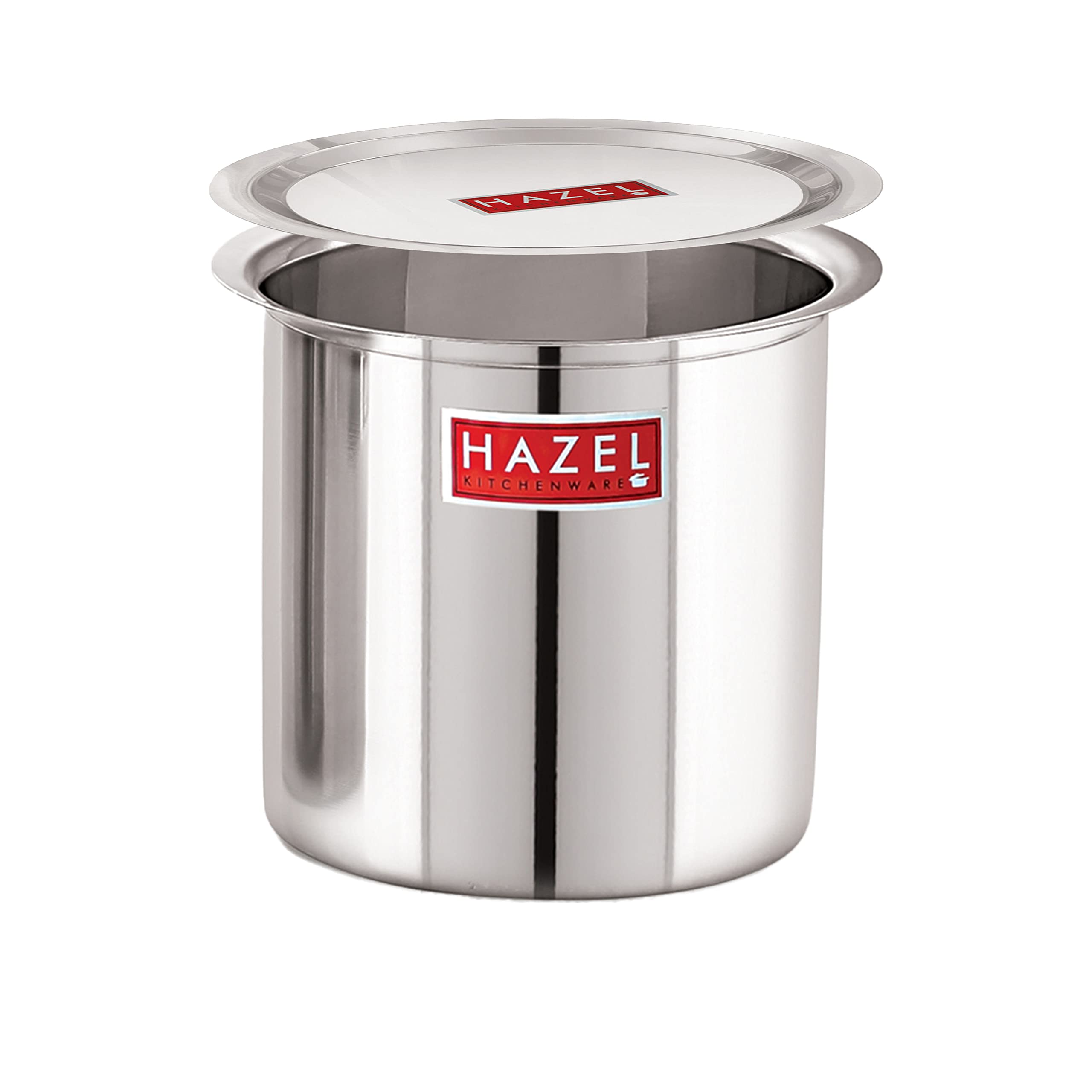 HAZEL Steel Milk Pot with Lid |Stainless Steel Milk Boiler Container | Milk Boiling Vessel Gunj for Kitchen, 6000 ML