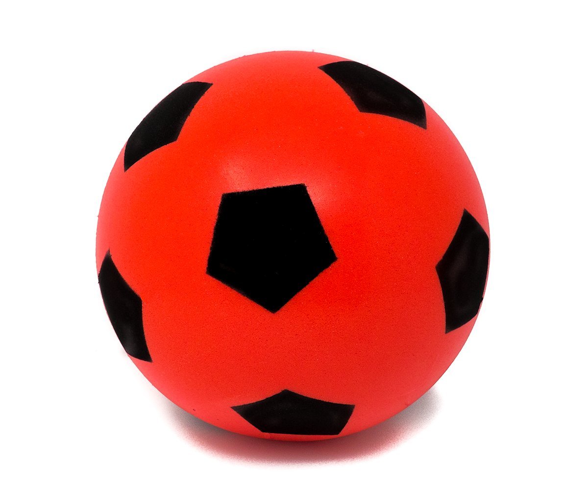 Image secondaire de Ballon de football en mousse Taille 5, 2 Yellow+2 Red