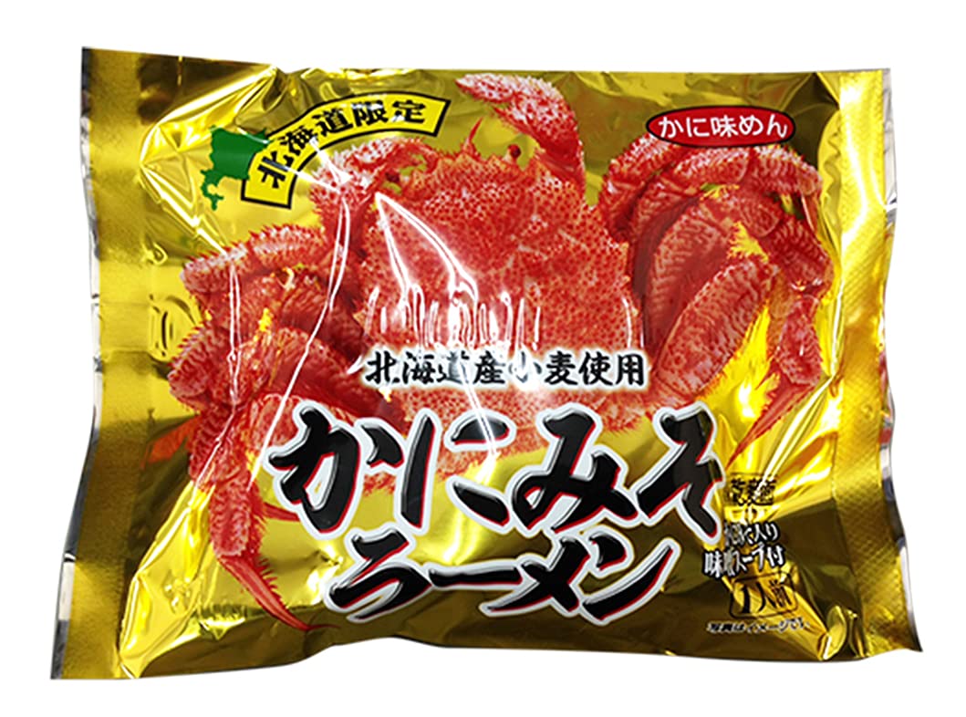 Amazon.co.jp: 北海道限定 かにみそラーメン【1人前】 : 食品・飲料・お酒